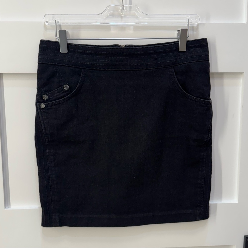 ROCK & REPUBLIC Classic Black Denim Skirt SIZE 26
